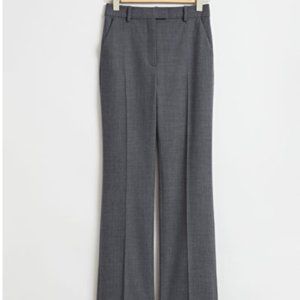 & Other Stories Tailored High Waist Flared Trousers